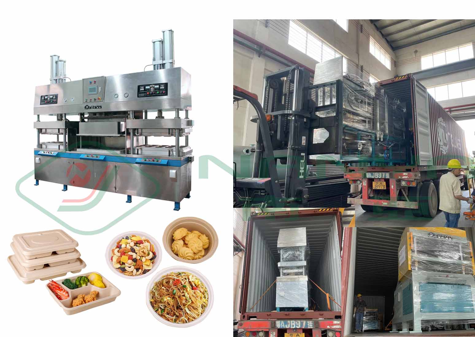 BY010 餐具机发货